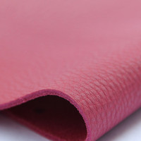 Blaugraues Vollnarbenleder Gelbes Rindsleder Pull-up-Leder 1,8 mm Natürliches Litchi-Narbenleder Echtes Leder mit Maßgeschneiderter Lederbearbeitung