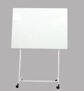 钢化玻璃写字板磁性白板定制设计耐用和稳定玻璃板 (含底座) 工厂价格