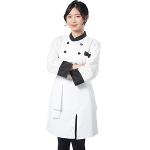 Conjunto de Uniforme de Chef de Alta Calidad con Delantal para Personal de Cocina de Restaurantes y Hoteles - Product Image 2