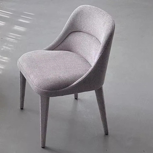 Sillón de Diseño Italiano VL, Silla de Comedor Moderna y Minimalista con Estructura de Madera Maciza para Hotel y Restaurante, Súper Cómoda, Muebles para el Hogar - Product Image 1