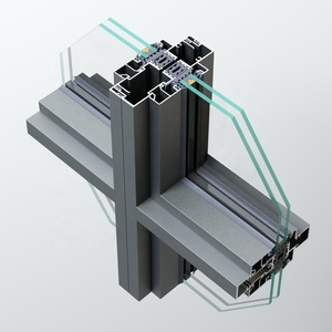 Vượt qua CW Class PG40 kiểm tra cửa sổ đôi low-e Kính nhiệt nhôm tường cửa sổ cho Canada căn hộ - Product Image 2