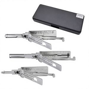 Juego <span class=keywords><strong>de</strong></span> Herramientas <span class=keywords><strong>de</strong></span> Cerrajería LiShi 2 en 1 VA2T VA2 HU83 NE72 VAC102 HU136 VA6 para V.2 Laguna3, para <span class=keywords><strong>Llaves</strong></span> <span class=keywords><strong>de</strong></span> Coche Citroën, con Estuche <span class=keywords><strong>de</strong></span> Almacenamiento Plateado - Product Image 1