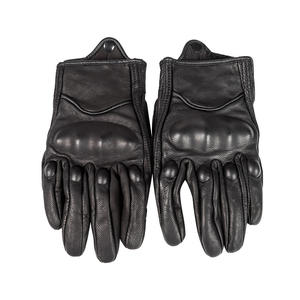 Gants de moto Shamofeng en cuir de mouton perforé à doigts complets, respirants, pour la course et les activités de plein air - Product Image 5