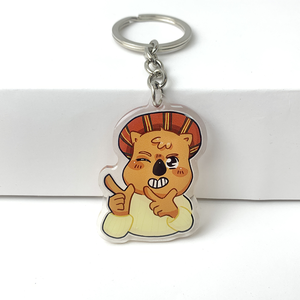 Acrylic holographic broken glass Epoxy resin Various keychain accessories Double-sided design can be customized