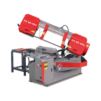 Machine de découpe de métal automatique à angle PX-28/34S scie à ruban rotative horizontale scie à ruban de haute précision pour la coupe d'aluminium