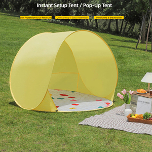 Carpa <span class=keywords><strong>de</strong></span> Camping Portátil Fácil <span class=keywords><strong>de</strong></span> Instalar, Carpa Automática Desplegable para 3-4 Personas, Carpa Plegable para Playa, <span class=keywords><strong>Casa</strong></span> <span class=keywords><strong>de</strong></span> Juegos Interior para Bebés - Product Image 2