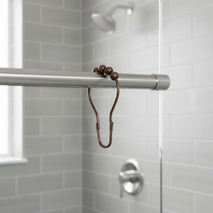 Anillo de Gancho para Cortina de Ducha de Acero Inoxidable Resistente al Desgaste, para Baño - Product Image 1