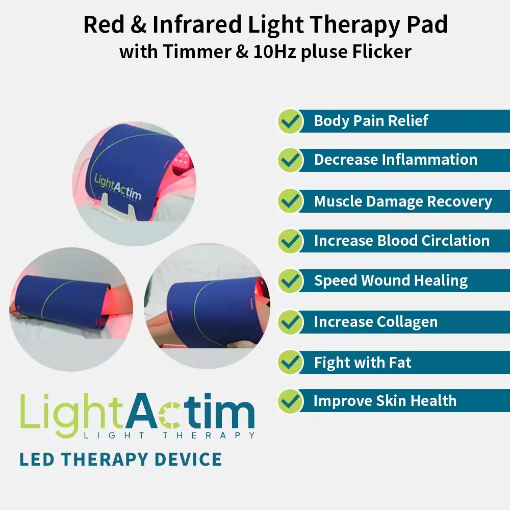 CELLUMA sebelum dan setelahnya! Mesin Panel terapi perawatan tubuh pria, Led leher merah Pdt Led cahaya merah Spa