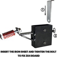 Support de cible 2x4 avec base réglable en hauteur, poteau en acier, adaptateur de conversion de cible en tambour en acier AR500, modèles de cibles