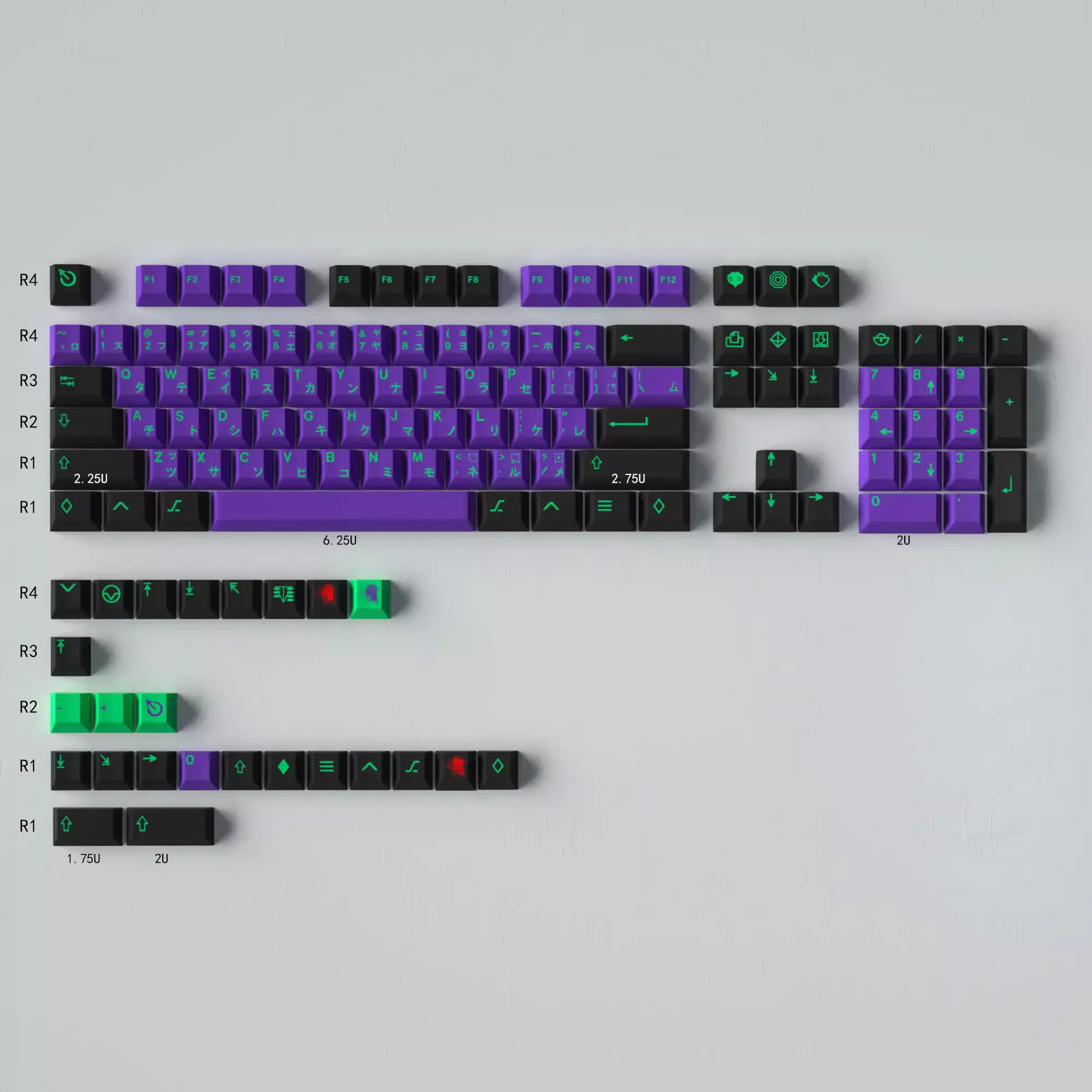 129 kunci DIY PBT pewarna Keyboard mekanik sublimasi profil ceri tutup kunci