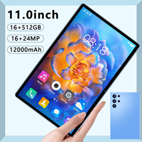 Tablet S23U Económica de 11 Pulgadas con Pantalla Completa, Snapdragon 8, 16GB, 1TB, Cámara de 108MP, 8000mAh, 4G, 5G, Logotipo OEM Personalizado, Teclado, Venta al Por Mayor en África