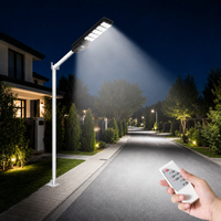 Lampadaire solaire intelligent 500W tout-en-un avec caméra HD, contrôle par application WiFi, étanche IP65 pour l'éclairage de sécurité publique