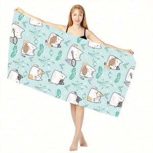 2025 New Arrivals High Quality Antimicrobial Summer <b>Beach</b> <b>Towel</b> with Custom Logo Printing Microfiber <b>for</b> Travel - Product Image 6