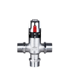 Robinet thermostatique 4005 en laiton pour le contrôle de la température, mélange eau chaude et froide, débit multiple - Product Image 1
