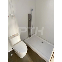 PTH Smart Homes Villa Modulaire en Conteneur d'Acier à 2 Chambres, Design Moderne, Étanche, Écologique, Alimentée à l'Énergie Solaire, Garantie 50 Ans