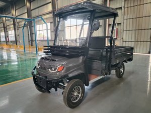 Voiturette de golf électrique avec benne de chargement, chariot <span class=keywords><strong>utilitaire</strong></span> électrique à 4 roues - Product Image 3