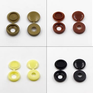 Vente en gros de couvre-meubles ronds en plastique, accessoires de meubles, verre 10 mm, miroir <span class=keywords><strong>d</strong></span>écoratif à visser - Product Image 6