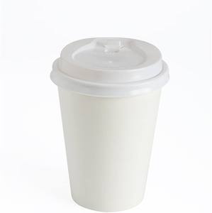 Tasses à café en papier chaud avec couvercles et manchons 12 onces 50 pièces blanches - Product Image 2
