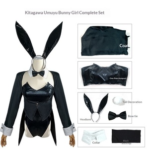 <span class=keywords><strong>Disfraz</strong></span> de Cosplay de Kitakawa Umeko, Conejita Sexy, para Juego de Roles de Anime, en Poliéster, para Mujeres Adultas - Product Image 4