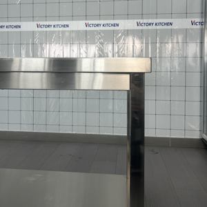 Mesa DE TRABAJO DE ACERO INOXIDABLE popular moderna VICTORY, Banco S/S, equipo de catering para laboratorio y suministros de restaurante de Hotel - Product Image 4