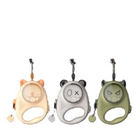 Laisse Rétractable Automatique en Nylon Durable à Motif Animalier Tendance pour Chiots et Chiens de Petite et Moyenne Taille