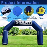 Arche gonflable professionnelle pour course de marathon, avec logo personnalisé, pour publicité, départ/arrivée, pour événements sportifs