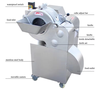 Professionele uien snijmachine, industriële fruit- en groentesnijmachine voor restaurants en voedselverwerkende bedrijven