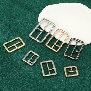 Boucles de ceinture réglables en alliage métallique pour vêtements et chaussures, style décontracté, printemps, été, automne, hiver - Product Image 1