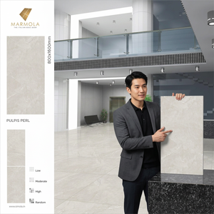 Azulejos de porcelana brillante Satvario Real de 800x1600 mm, 9 mm, con aspecto de mármol blanco, para pisos y paredes, para proyectos en Miami. - Product Image 4