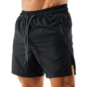Shorts de sport tendance pour l'été, solides et respirants, à séchage rapide, double couche, pour la course à pied et le cyclisme en plein air, shorts pour hommes - Product Image 1