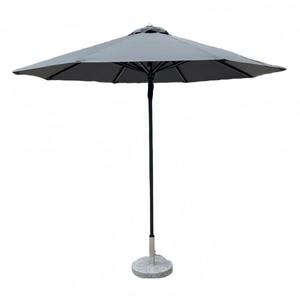 Sombrilla de Aleación de Aluminio para Exteriores, Sombrilla Grande para Patio con Columna, Paisaje de Playa, Café, Té DE LA Leche - Product Image 1