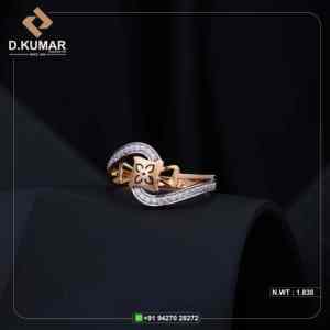 Anillo de boda y regalo de lujo de oro de 22 quilates personalizable para mujeres y niñas Diseño atemporal para fiesta y Aniversario - Product Image 3