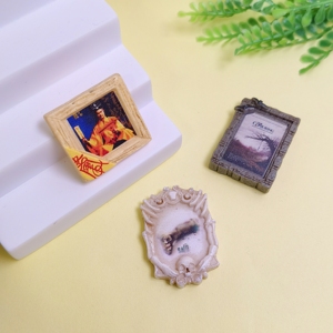 100 Piezas de Mini Marcos de Fotos Vintage de Resina para Decoración de Pared, Mesa, Manualidades, Exhibición de Joyería, Decoración con Marcos de Fotos - Product Image 2