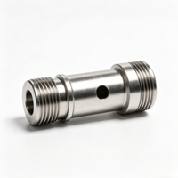Accessoires pour machines CNC : raccords de tournage de précision en acier inoxydable avec brochage et pour usinage