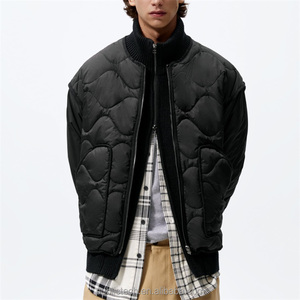 Blouson d'hiver matelassé chaud et ample pour homme, 100% polyester - Product Image 1