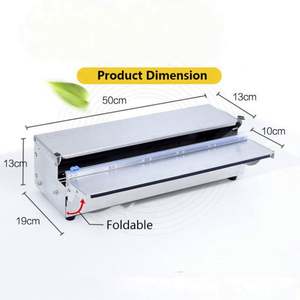 Máquina Envolvedora Manual de Alta Eficiencia para Vegetales, Alimentos, Carne y Pescado, con Bandeja de Acero Inoxidable para Envoltura de Plástico - Product Image 5
