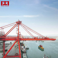 Grue à conteneurs de quai haute fréquence 35 tonnes, grue portuaire STS 40 tonnes, grue marine conteneurs embarqués 50 tonnes 60 tonnes