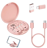 Offre Spéciale : Kit Adaptateur de Voyage Multifonction 6-en-1 avec Câble USB et Boîte de Rangement – Idéal pour les Déplacements