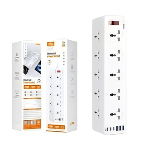 Nuevo Diseño de Regleta de Enchufes Blanca de 1m con 10 Tomas, Múltiples Puertos USB Tipo-C, con Conexión WIFI, Estándar Universal - Product Image 6