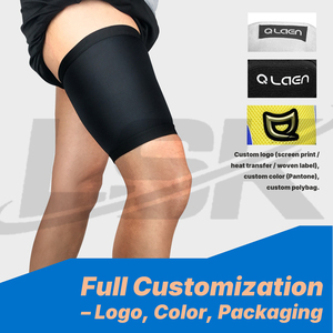 Attelle de soutien légère <span class=keywords><strong>pour</strong></span> la cuisse, protection des ischio-jambiers et des quadriceps, <span class=keywords><strong>manchon</strong></span> de compression sans couture <span class=keywords><strong>pour</strong></span> l'entraînement sportif - Product Image 2