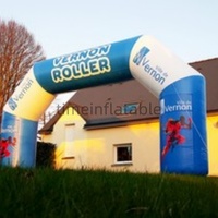 Voûte gonflable personnalisée de 4m 5m pour la promotion d'événements commerciaux annonçant des décorations gonflables