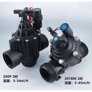 Válvula solenoide de riego de plástico Zw Zanchen de 2 pulgadas BSP para control de flujo de agua en invernaderos y campos - Product Image 4