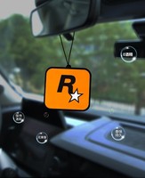 Penyegar Udara Mobil Gantung Kartu Wangi Logo Kustom, Penguapan Alami, Penghilang Bau, Dekorasi Kaca Spion