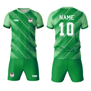 Vente en gros OEM, kit de football unisexe avec col en V, nouveau <span class=keywords><strong>maillot</strong></span> de sport, vêtements d'entraînement à la coupe automatisée, club pour hommes et femmes - Product Image 4