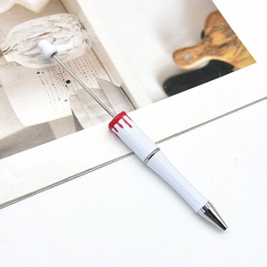 Nova Chegada Impressão Sangue Frisado Caneta Esferográfica De Plástico Criativo Frisado Multi-funcional Logo <span class=keywords><strong>Pen</strong></span> Artesanal Caneta Imprimível - Product Image 3