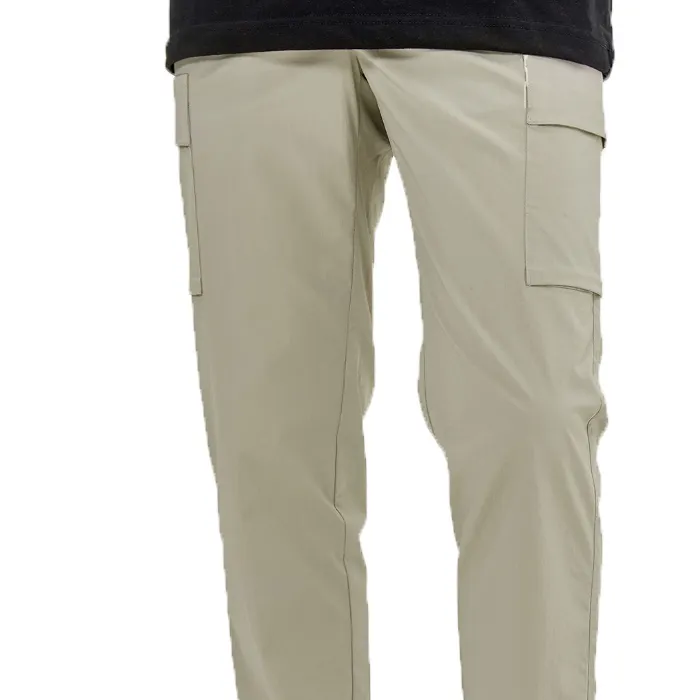 Pantalon de travail en Polyester pour homme, coupe Slim, multi-poches, loisir, Cargo