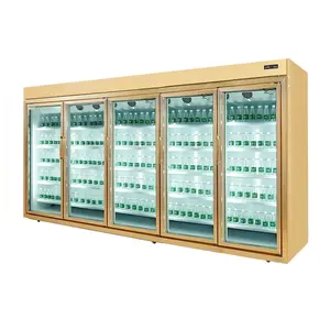 Fabbricazione di un supermercato refrigerante per frigorifero con Display commerciale per bevande vegetali