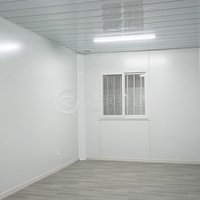 Maison préfabriquée moderne respirante à prix d'usine, pliable et détachable, pour bureau de chantier, design moderne