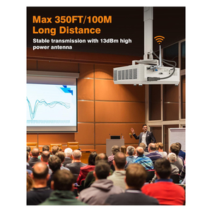 Émetteur-récepteur vidéo <span class=keywords><strong>sans</strong></span> <span class=keywords><strong>fil</strong></span> métallique Bigway 5.8G 1 TX 2 RX avec audio pour ordinateurs portables, téléviseurs et projecteurs - Product Image 5