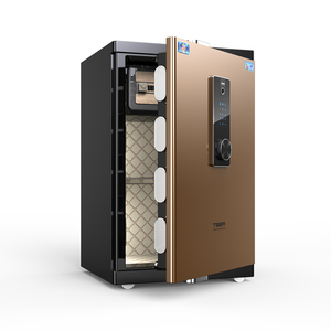 Boîte solide tout acier Accès par empreinte digitale Bureau Hôtel Maison Boîte de sécurité Alarme intelligente Boîte <span class=keywords><strong>simple</strong></span> Mot de passe Coffre-fort Wifi - Product Image 1